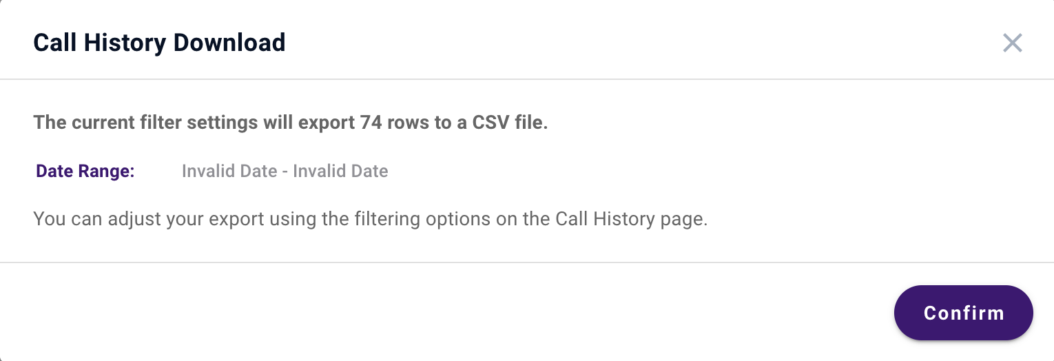 Download Call History